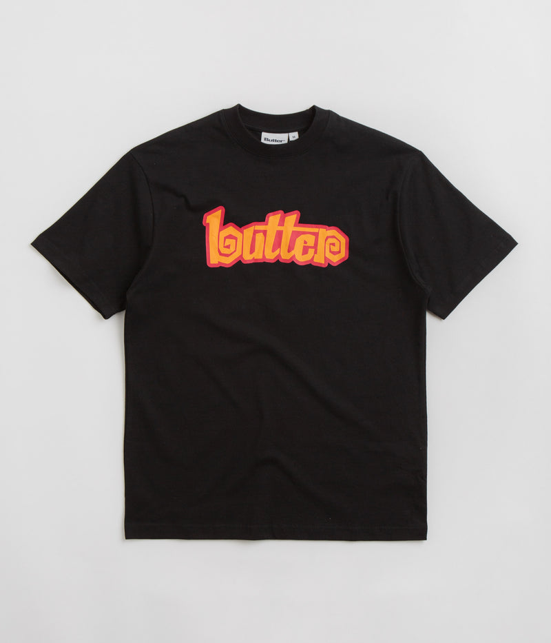 Butter Goods Swirl T-Shirt in Black