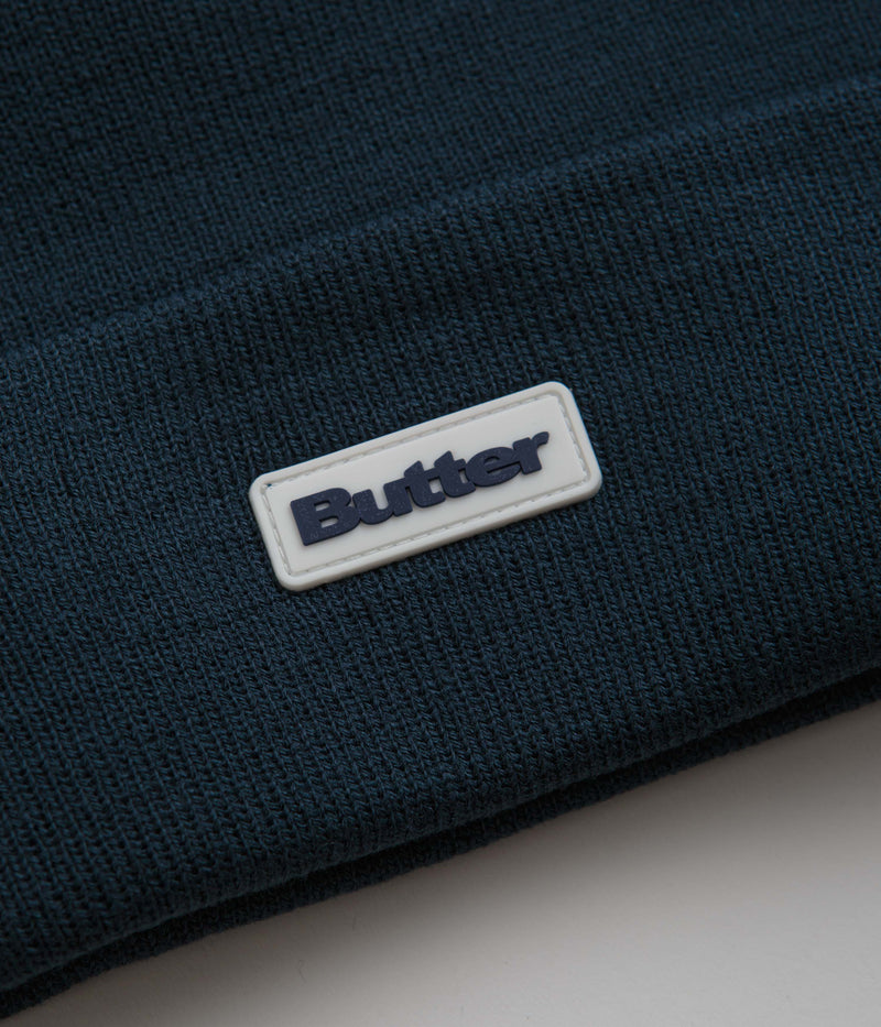 Butter Goods Tall Cuff Beanie in Navy