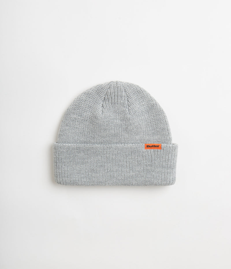 Butter Goods Tall Wharfie Beanie in Ash