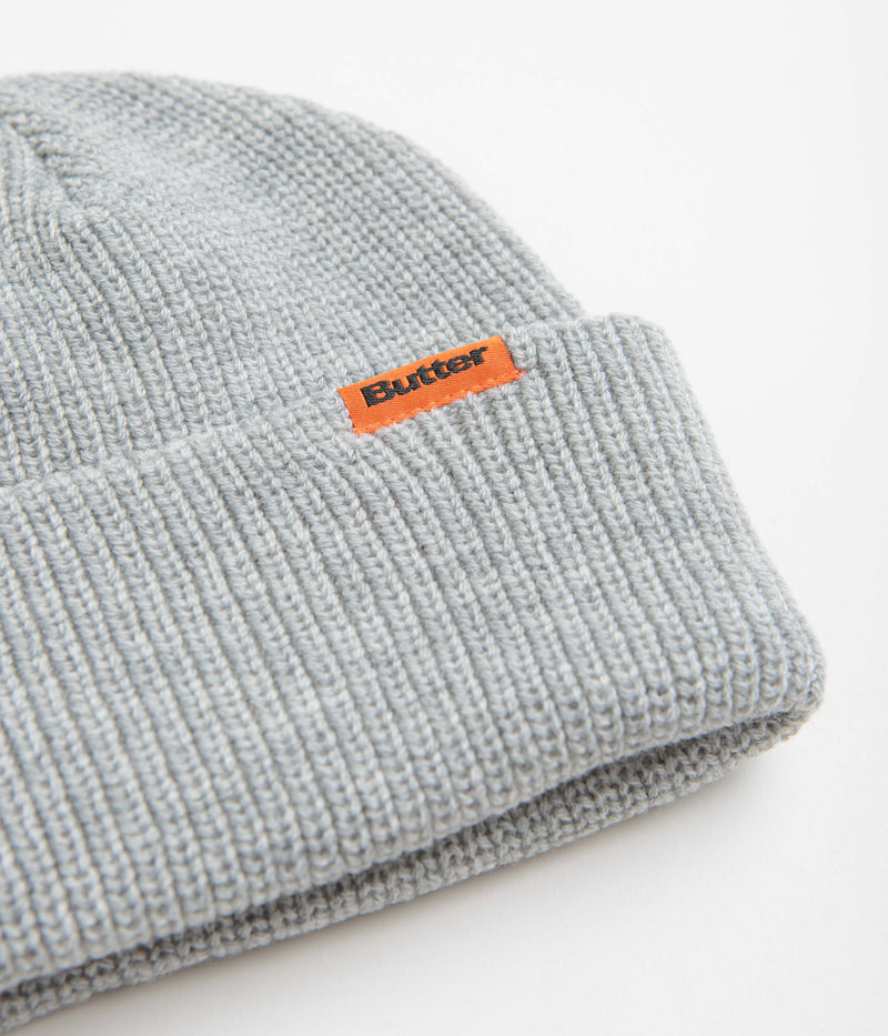 Butter Goods Tall Wharfie Beanie in Ash