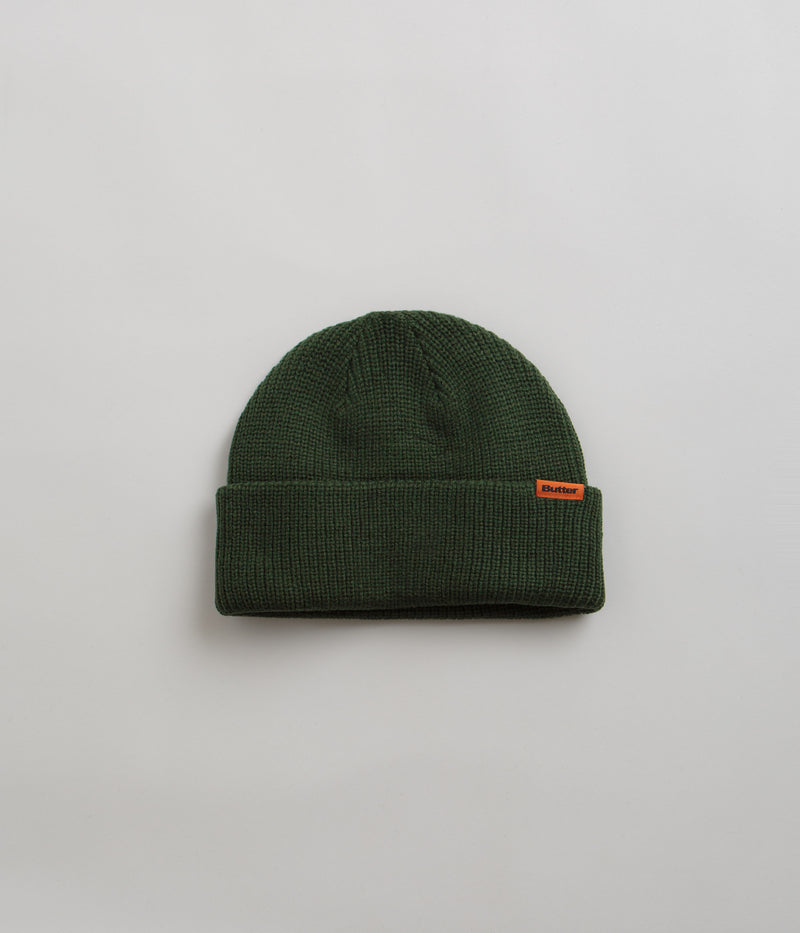 Butter Goods Tall Wharfie Beanie in Forest