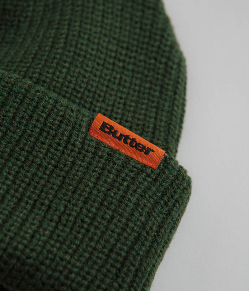 Butter Goods Tall Wharfie Beanie in Forest