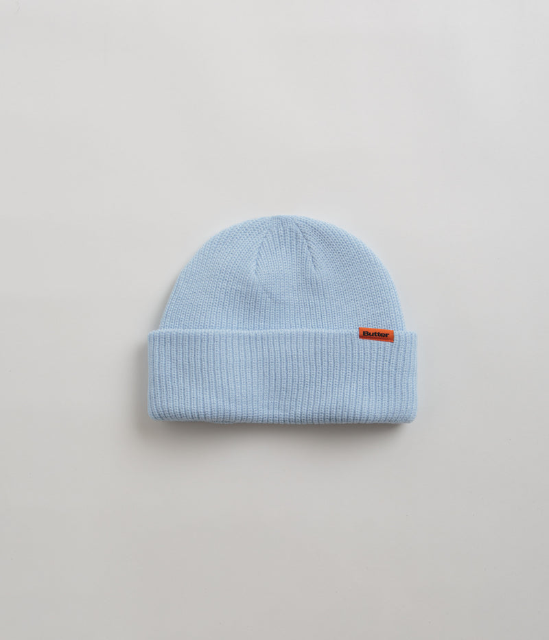 Butter Goods Tall Wharfie Beanie in Sky Blue