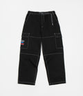 Butter Goods Terrain Contrast Stitch Cargo Pants in Black