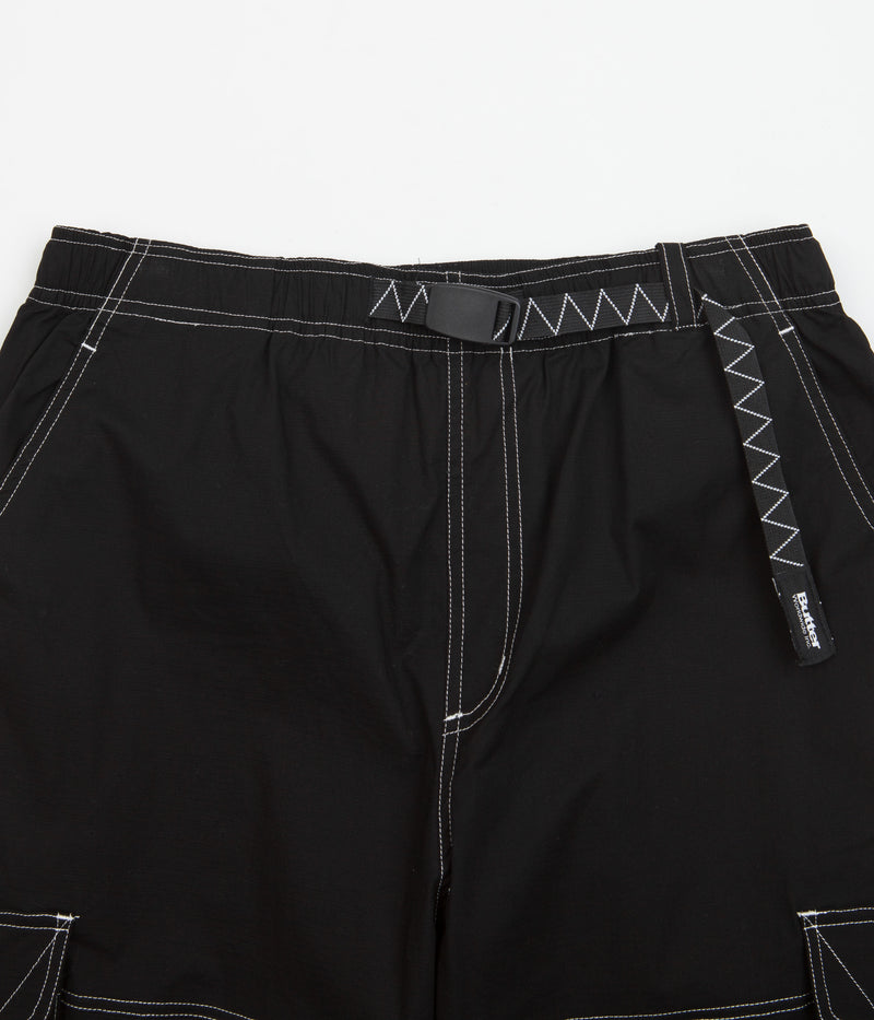 Butter Goods Terrain Contrast Stitch Cargo Pants in Black