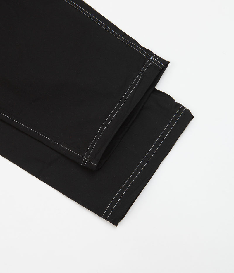 Butter Goods Terrain Contrast Stitch Cargo Pants in Black