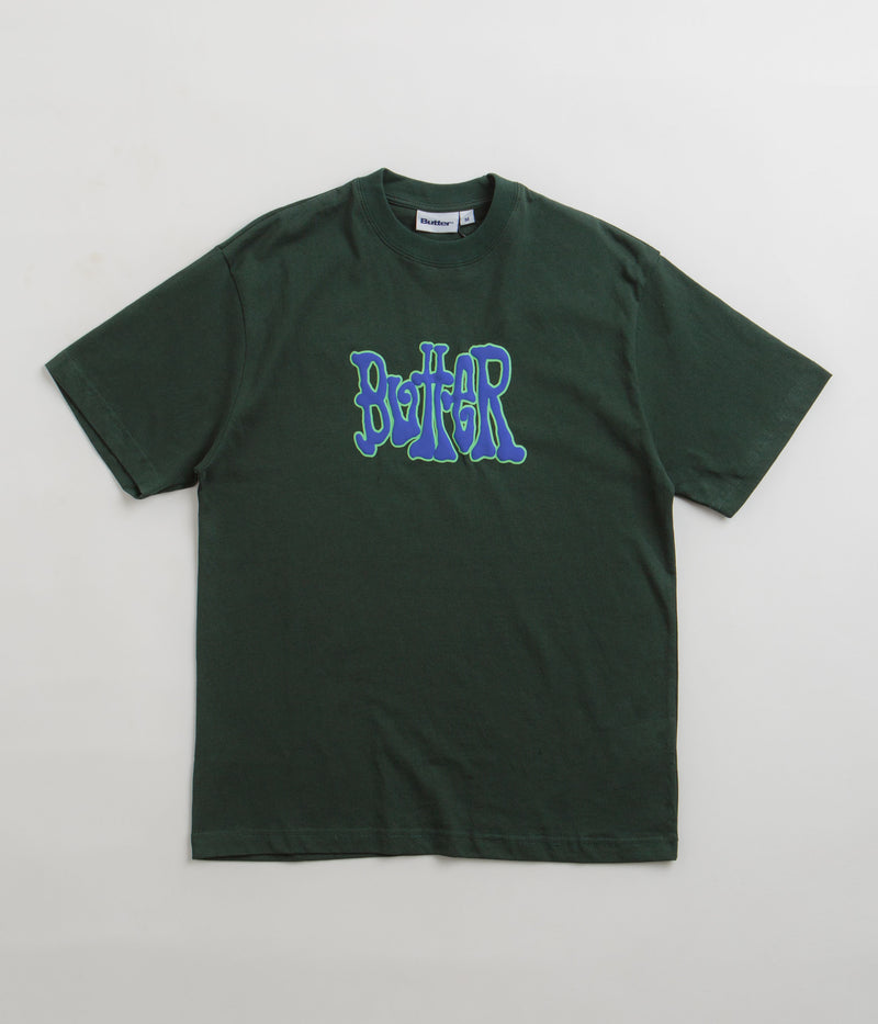 Butter Goods Tour T-Shirt in Dark Forest