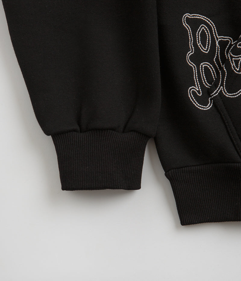 Butter Goods Tour Zip-Thru Hoodie in Black