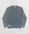 Butter Goods Washed Knitted Sweatshirt in Washed Navy