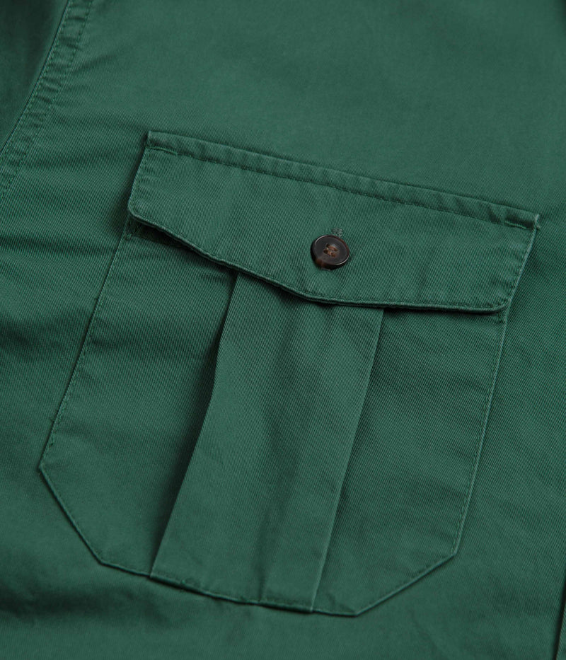 Butter Goods Washed Pocket Shirt in Fern