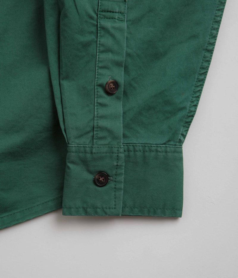 Butter Goods Washed Pocket Shirt in Fern