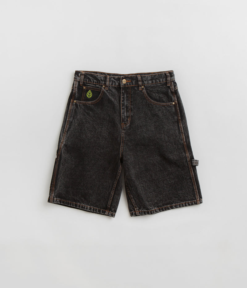 Butter Goods Weathergear Heavyweight Denim Shorts in Gun Metal
