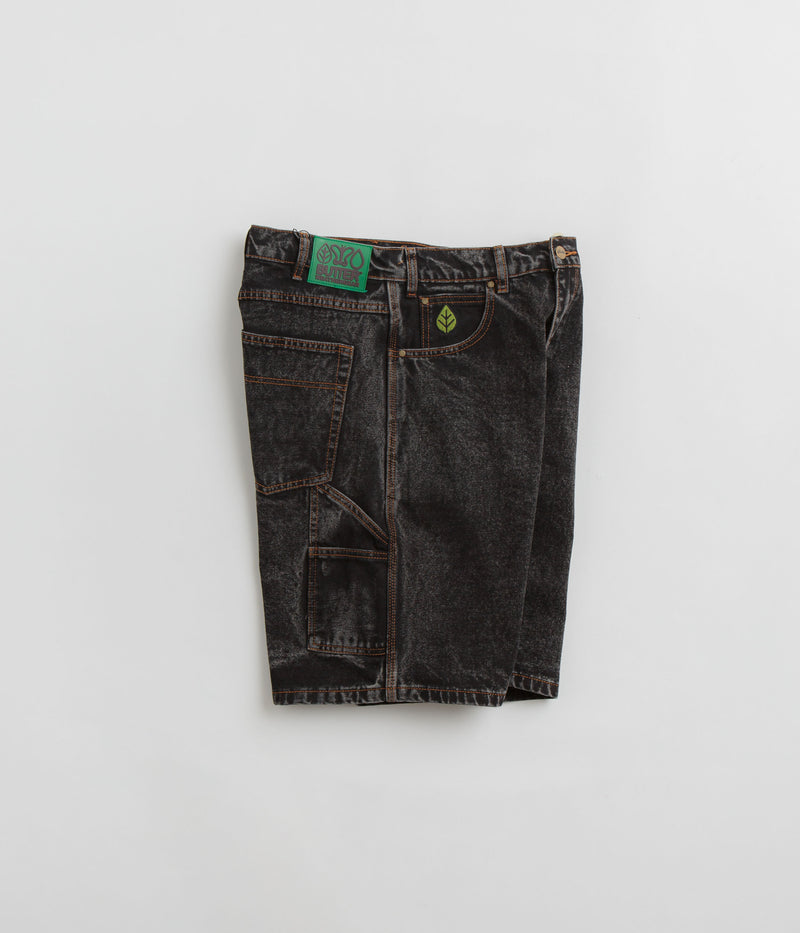 Butter Goods Weathergear Heavyweight Denim Shorts in Gun Metal