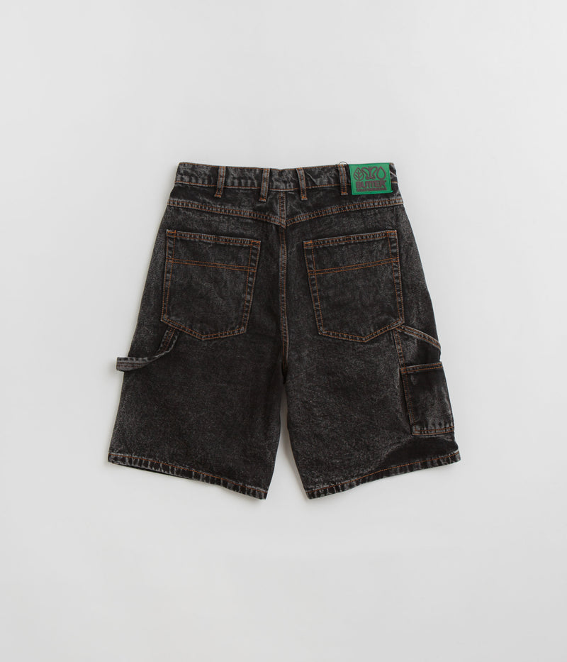 Butter Goods Weathergear Heavyweight Denim Shorts in Gun Metal