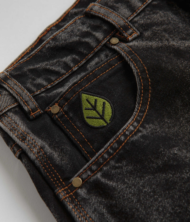 Butter Goods Weathergear Heavyweight Denim Shorts in Gun Metal