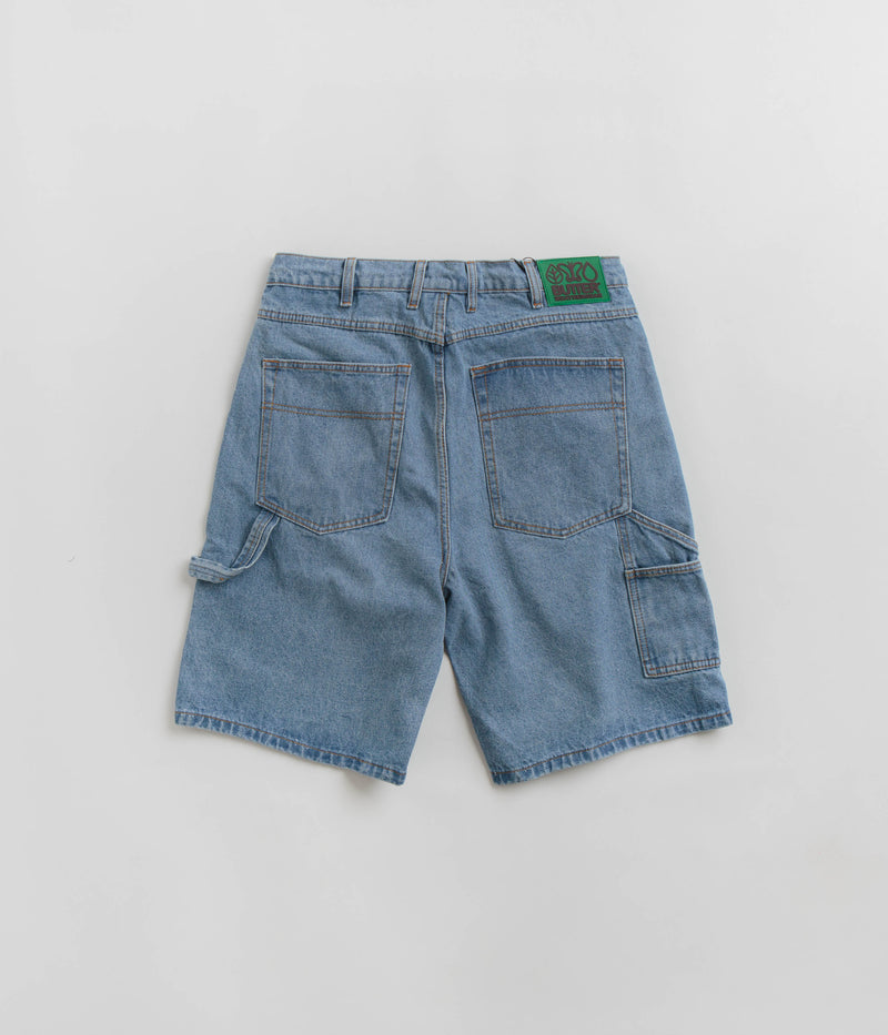 Butter Goods Weathergear Heavyweight Denim Shorts in Washed Indigo