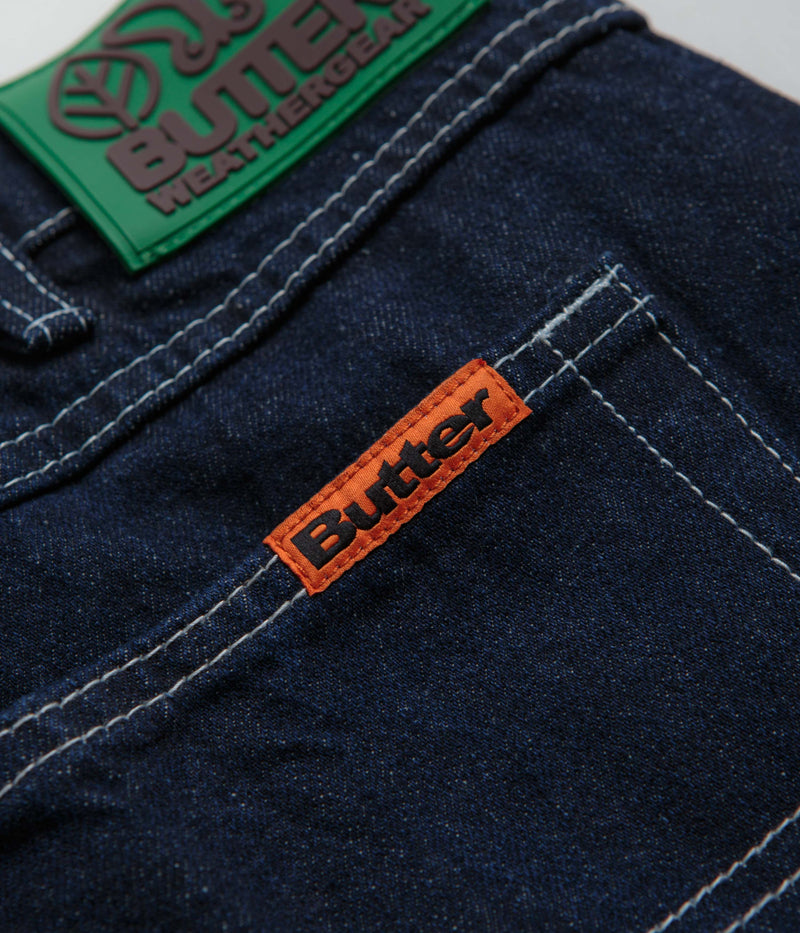Butter Goods Weathergear Heavyweight Jeans in Dark Indigo