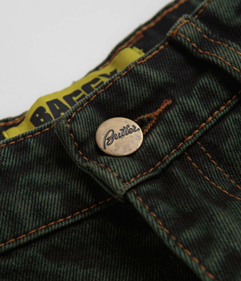 Butter Goods Weathergear Heavyweight Jeans in Deep Forest Wash