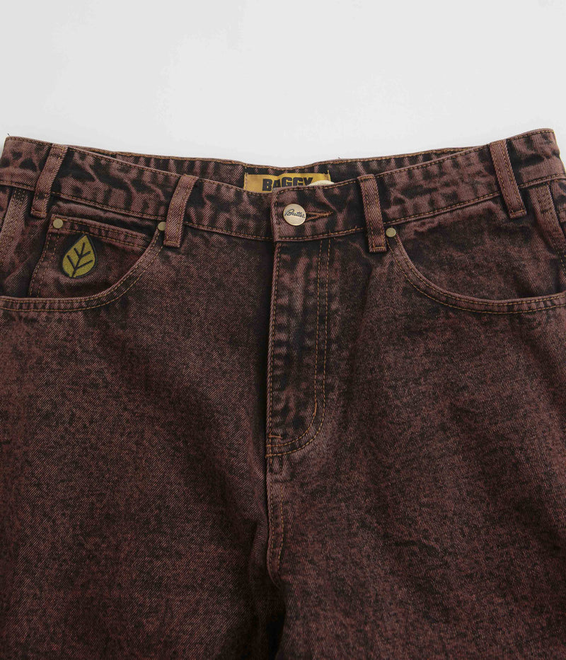 Butter Goods Weathergear Heavyweight Jeans in Plum Wash