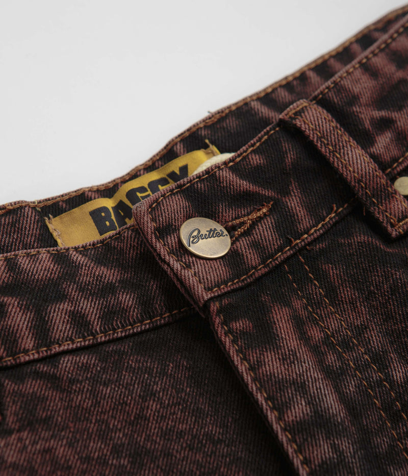 Butter Goods Weathergear Heavyweight Jeans in Plum Wash