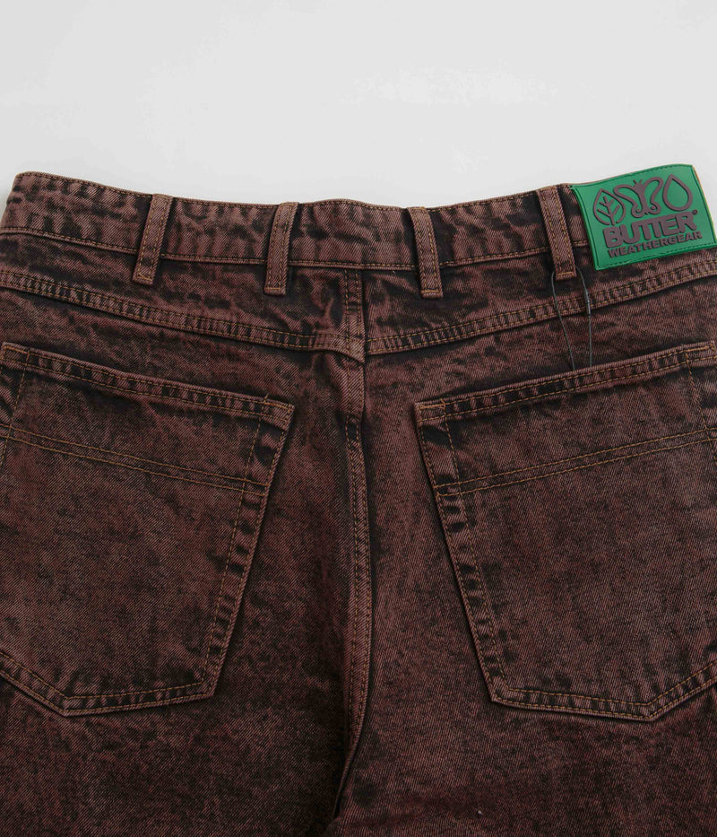 Butter Goods Weathergear Heavyweight Jeans in Plum Wash