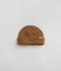 Butter Goods Wharfie Beanie in Oak and White