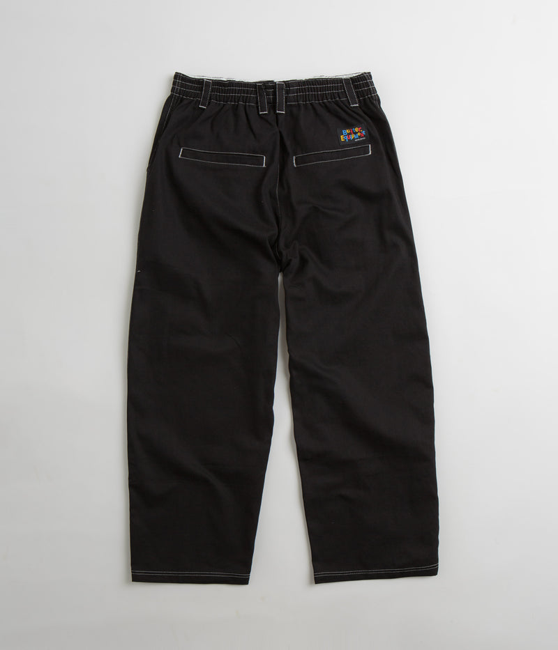 Butter Goods Wide Leg Pants in Black and White