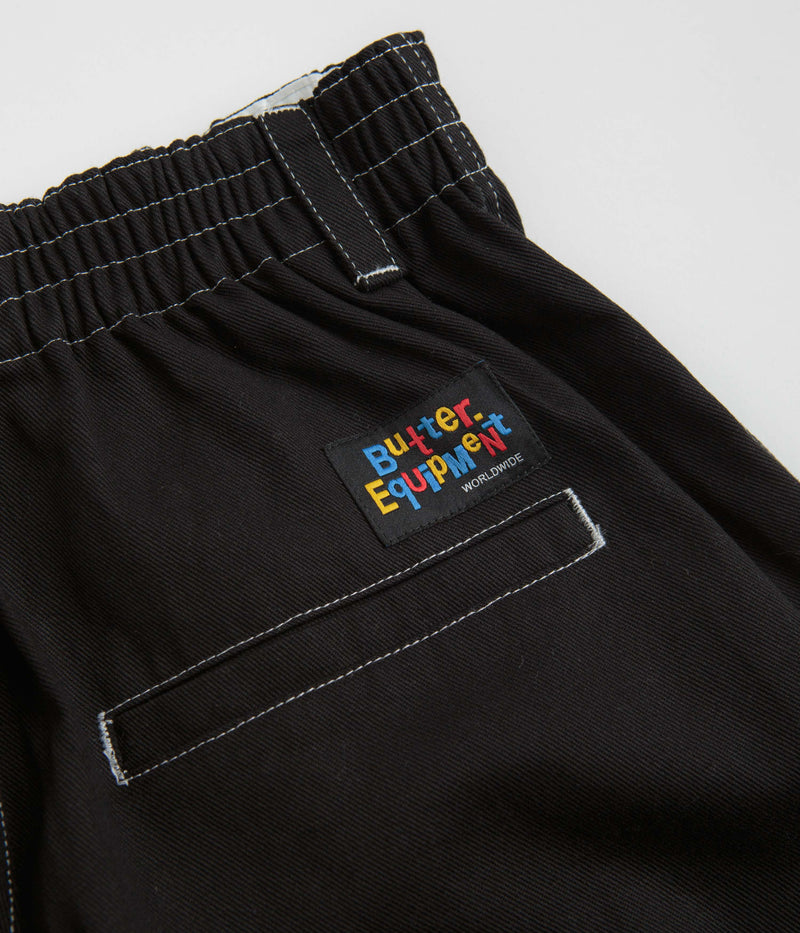 Butter Goods Wide Leg Pants in Black and White