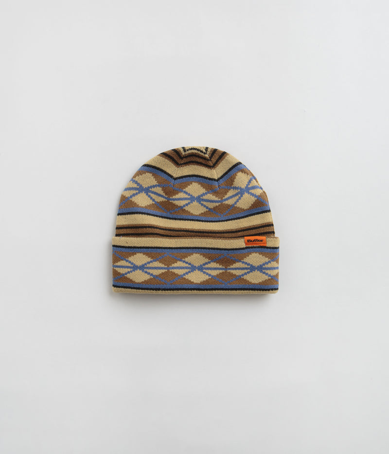 Butter Goods Wilson Cuff Beanie in Brown