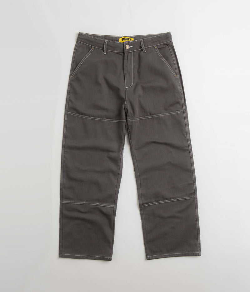 Butter Goods Work Double Knee Pants in Charcoal