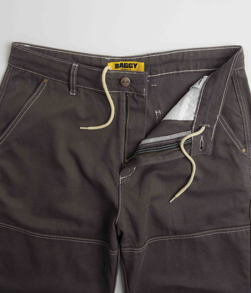 Butter Goods Work Double Knee Pants in Charcoal