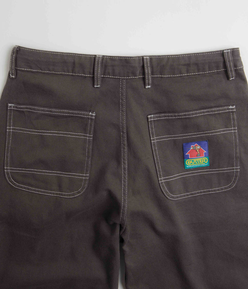 Butter Goods Work Double Knee Pants in Charcoal