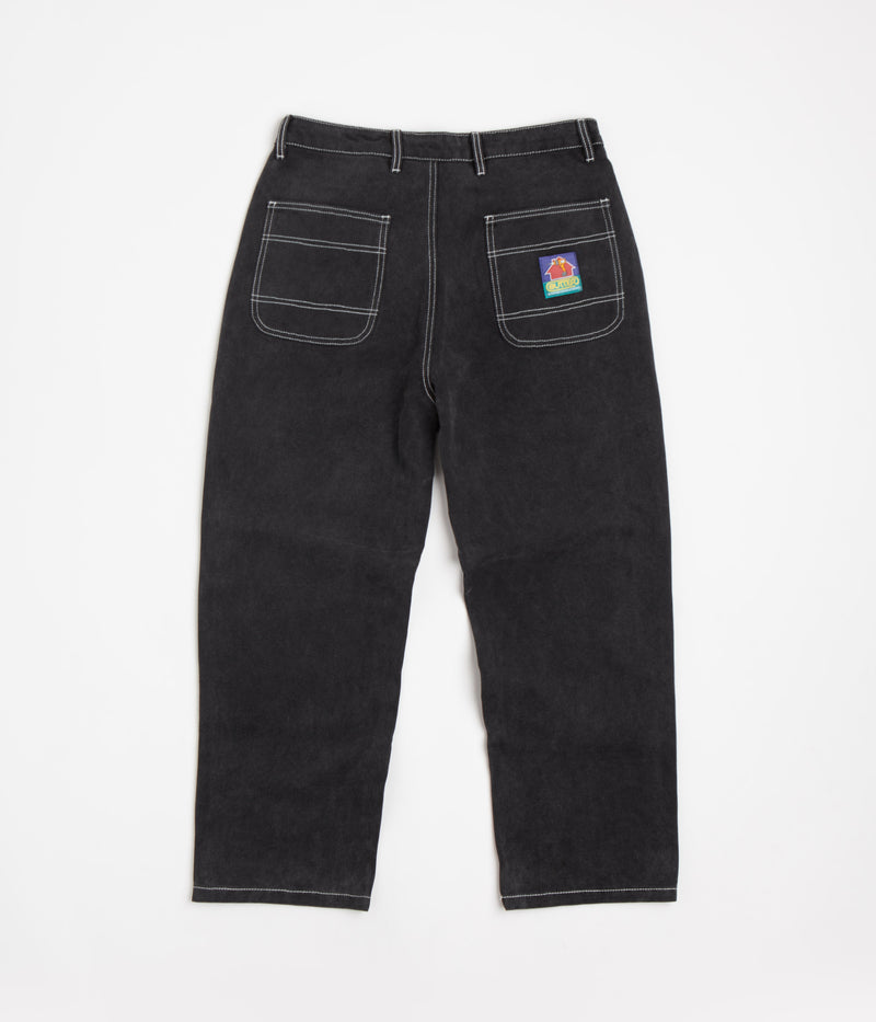 Butter Goods Work Double Knee Pants in Washed Black