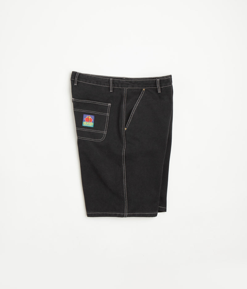 Butter Goods Work Shorts in Washed Black