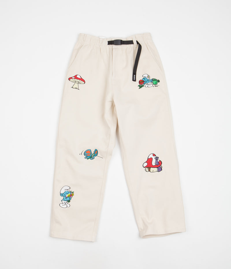 Butter Goods x The Smurfs Forage Wide Leg Pants in Natural