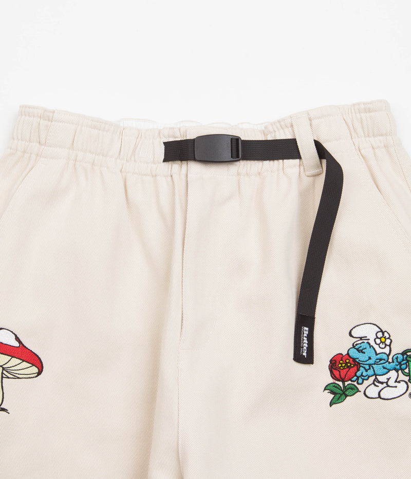 Butter Goods x The Smurfs Forage Wide Leg Pants in Natural
