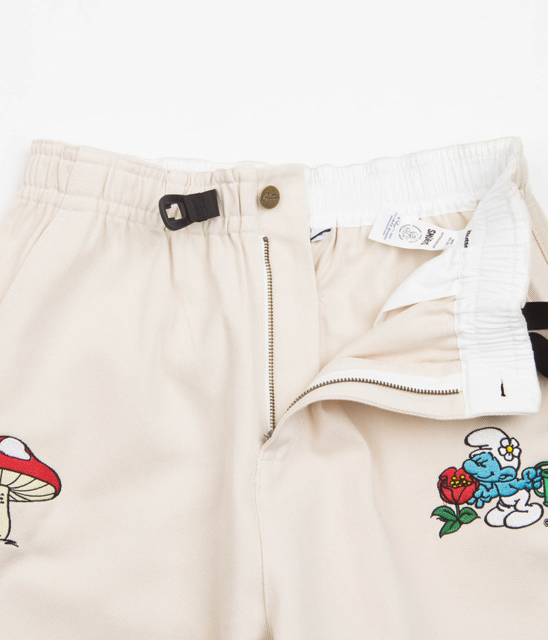 Butter Goods x The Smurfs Forage Wide Leg Pants in Natural