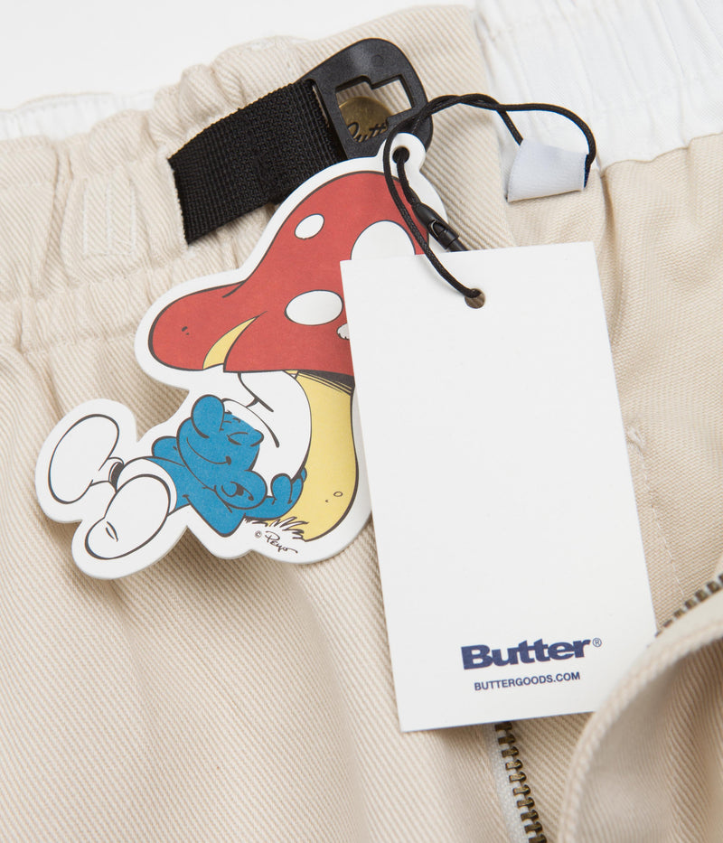 Butter Goods x The Smurfs Forage Wide Leg Pants in Natural