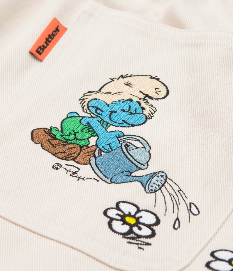 Butter Goods x The Smurfs Forage Wide Leg Pants in Natural