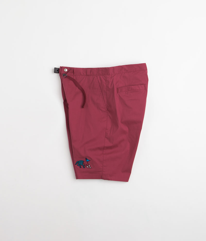 by Parra Anxious Dog Shorts in Wine