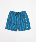 by Parra Aqua Weed Waves Swim Shorts in Greek Blue