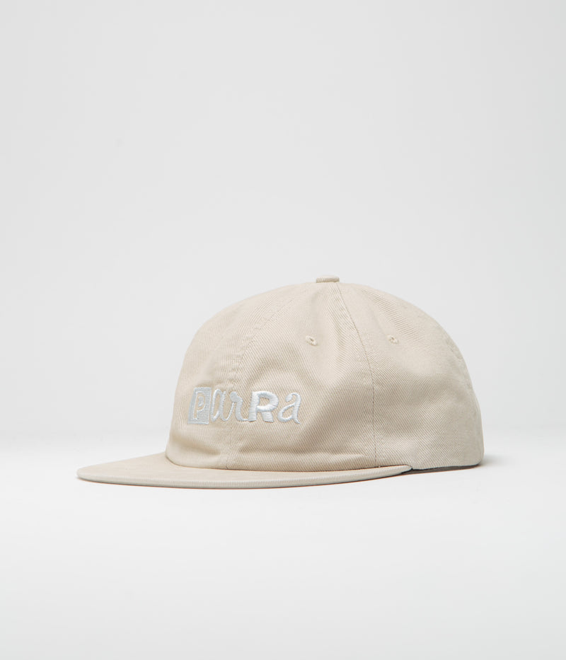 by Parra Blocked Logo Cap in Off White