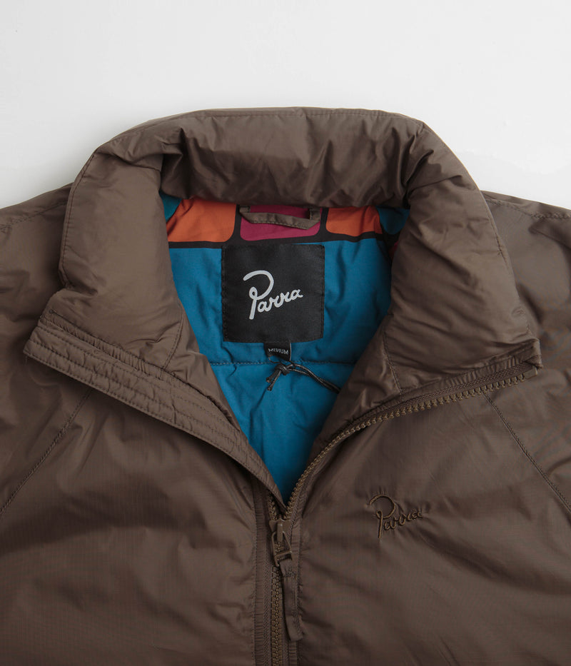 by Parra Canyons All Over Jacket in Coffee Brown