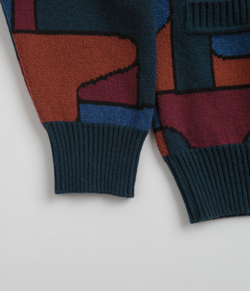 by Parra Canyons All Over Knitted Cardigan in Multi