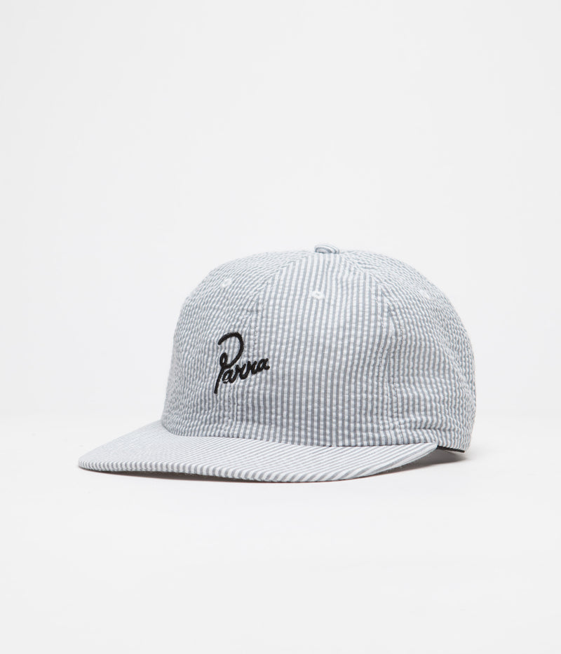 by Parra Classic Logo Cap in White and Grey