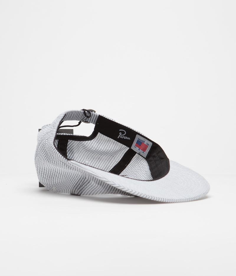 by Parra Classic Logo Cap in White and Grey
