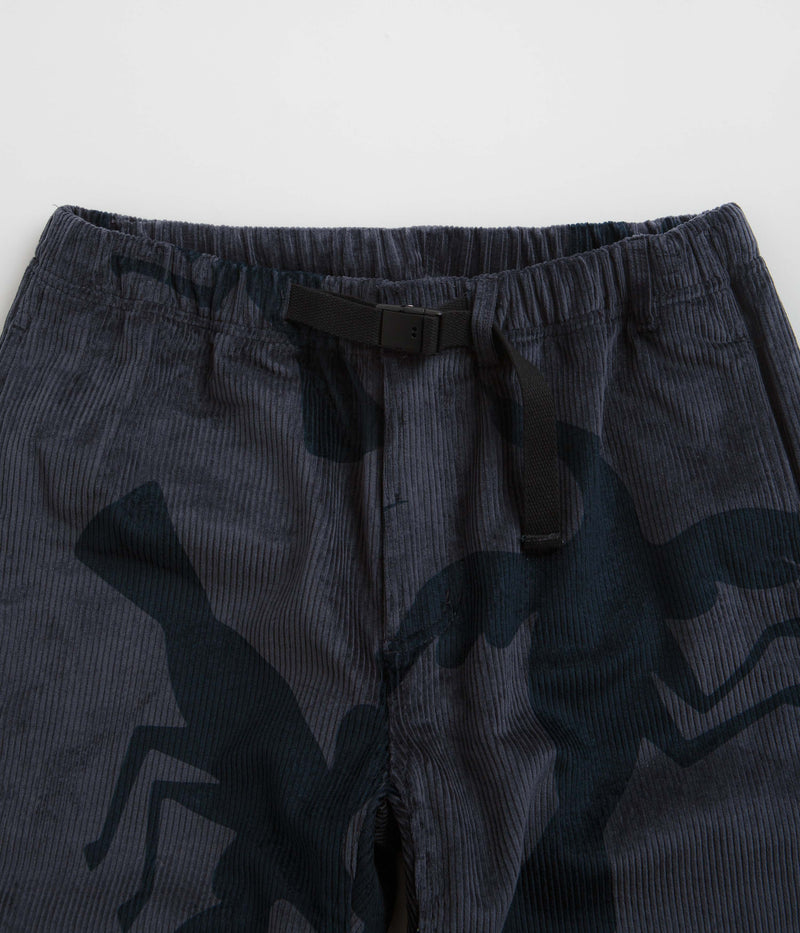 by Parra Clipped Wings Corduroy Pants in Greyish Blue