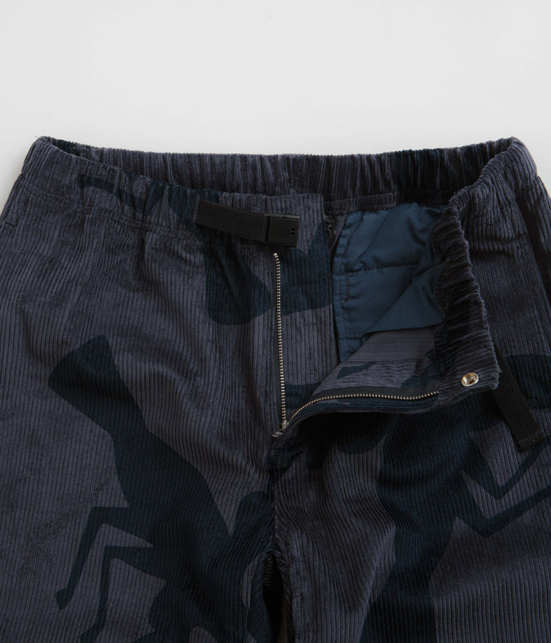 by Parra Clipped Wings Corduroy Pants in Greyish Blue