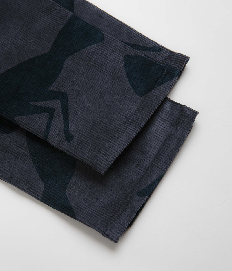 by Parra Clipped Wings Corduroy Pants in Greyish Blue