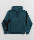 by Parra Clipped Wings Hoodie in Deep Sea Green